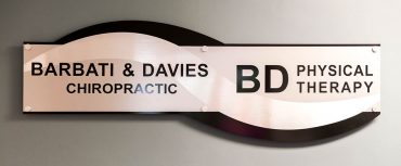 Barbati & Davies Chiropractic and BD Physical Therapy sign